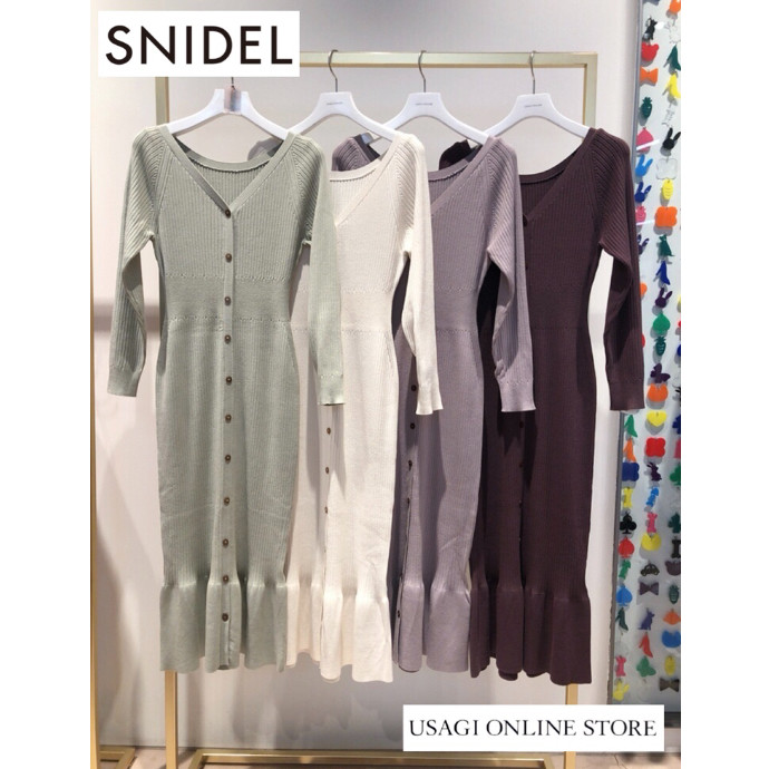 Snidelニットワンピース ショップニュース 秋田オーパ