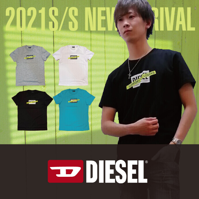 メンズ Diesel 21new Boxロゴｔシャツ ショップニュース 明石ビブレ