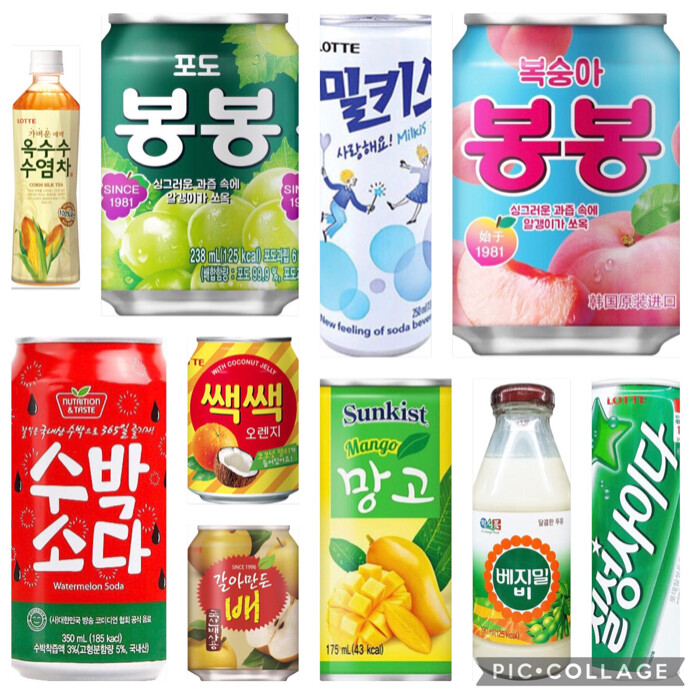 🇰🇷人気の韓国ドリンク色々あります🇰🇷