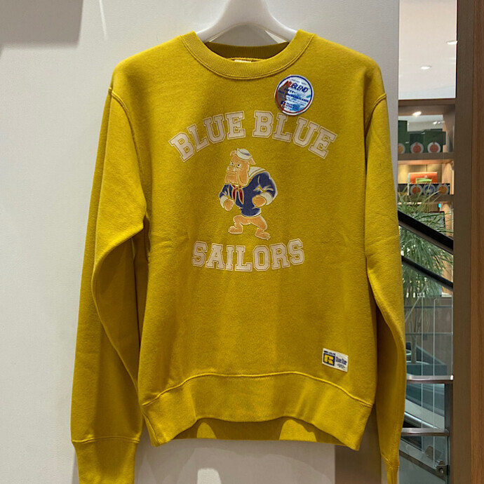 RUSSEL BLUEBLUE☆ブルドッグ　クルーネックスウェット