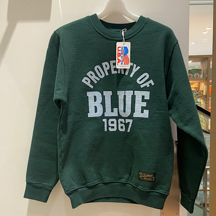 SOUTHERN MFG CO.・BLUE BLUE★PROPERTY OF BLUE スウェット