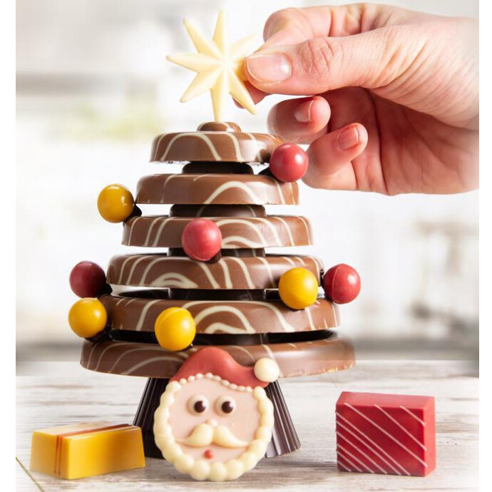 お家で過ごすクリスマスが楽しくなる【DOBLA クリスマスツリー チョコレートセット】