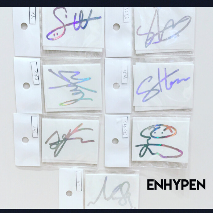 ENHYPEN🖤ホログラムシール