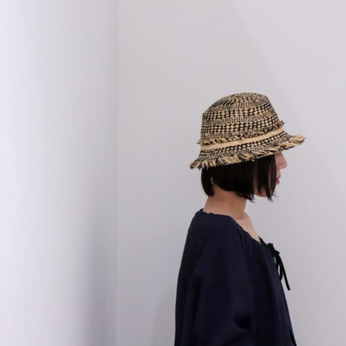 男女兼用 ハット KIJIMA HAT BOATER RAFFIA&PAPER TAKAYUKI ハット