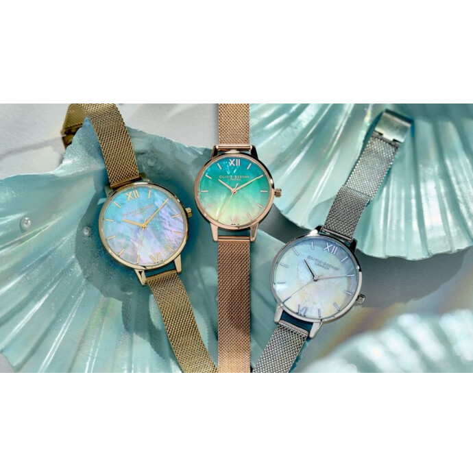 神秘的な海の世界をマザーオブパールと グラデーションカラーで表現した新作腕時計登場
