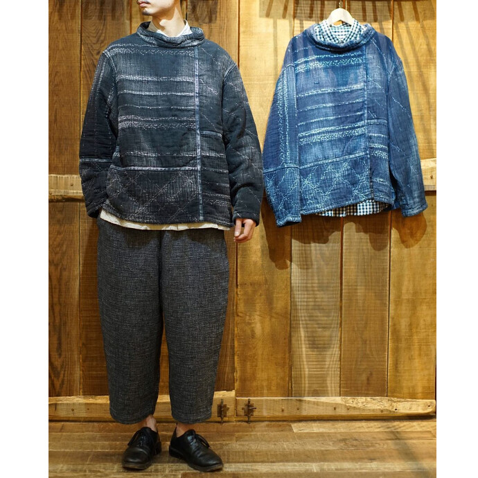 SASHIKO LINEN PREMIUM PEACE PANTS