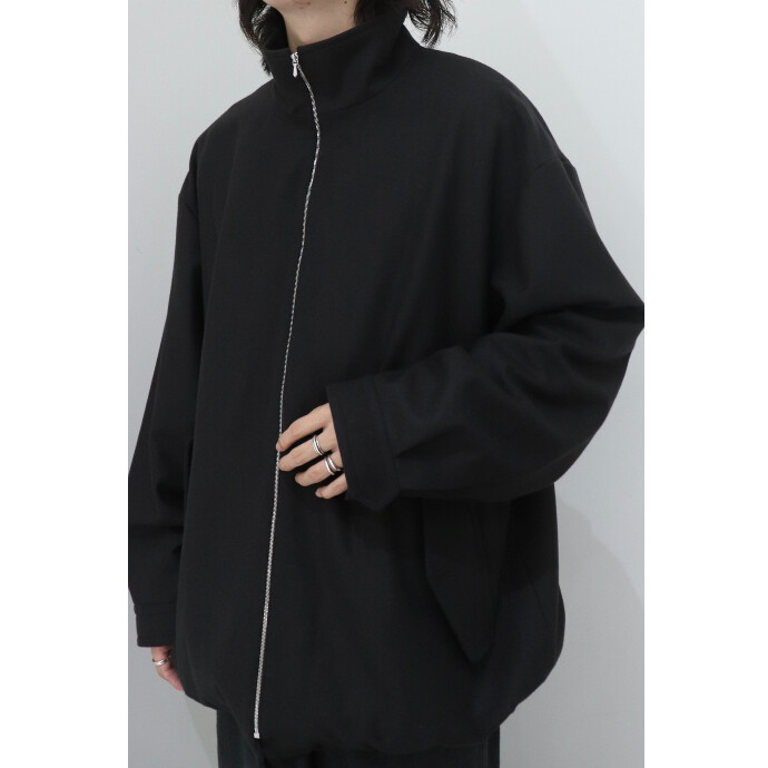 ポケットいっぱい stein Melton Zip Half Coat 22AW 新品未使用 - 通販