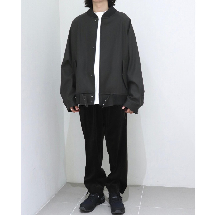 リアル stein Higashikawa OVERSIZED Less MELTON STUDIUM JACKET