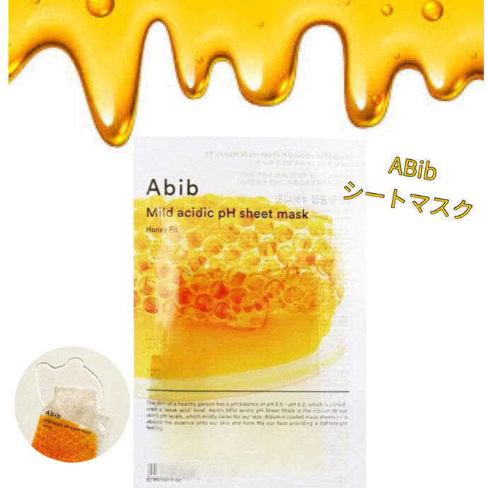 Abib pH シートマスク Honey Fit🍯
