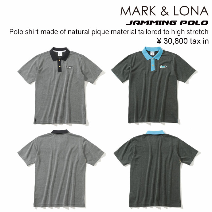 MARK&LONAからポロシャツが入荷！