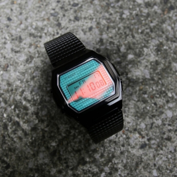 【新品即納】シチズン メンズ腕時計 44mm ブラックレザー ホワイトステッチ