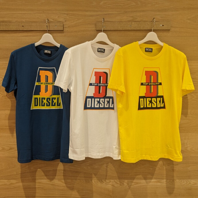 DIESEL★コントラストプリントS/T