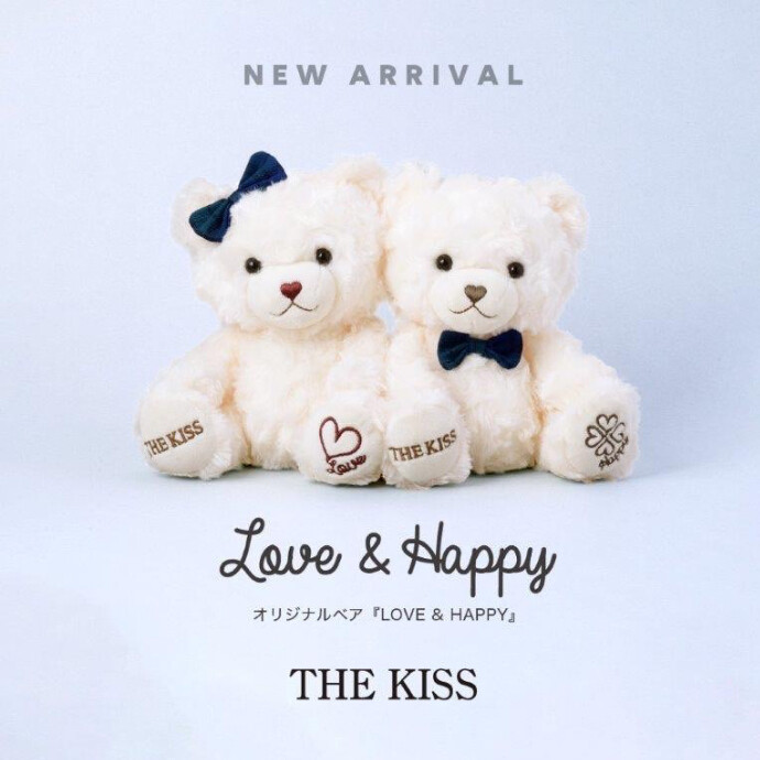 6/10（土）THE KISS オリジナルベア『 LOVE & HAPPY 』発売