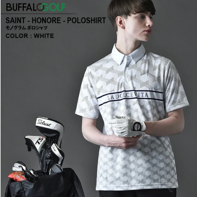 BUFFALO GOLF (バッファローゴルフ) SAINT-HONORE-POLOSHIRT