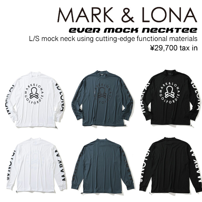 MARK & LONA ロングスリーブTシャツ Vネック 長袖 50-