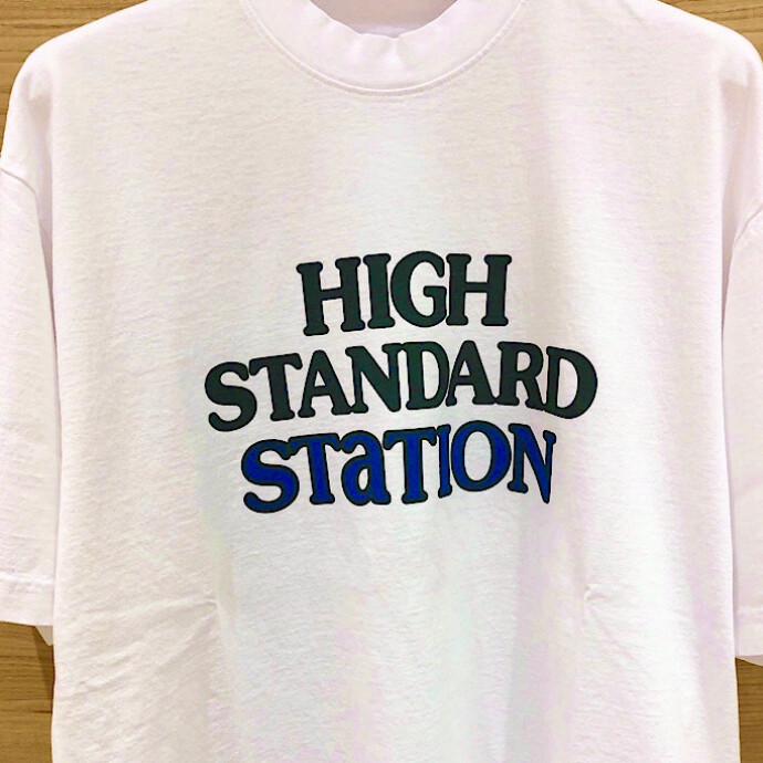 HIGH STANDARD☆HIGH STANDARD STATION ショートスリーブ Tシャツ MADE