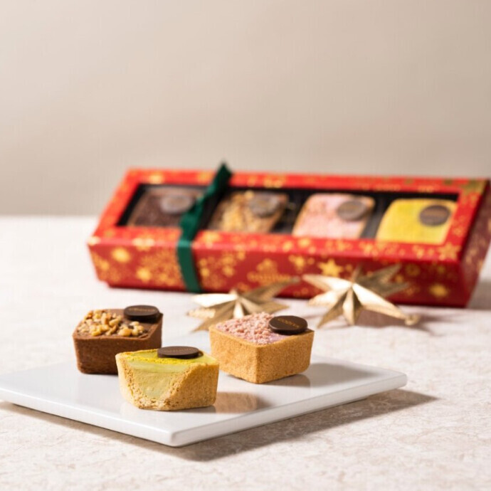 まるでタルトのようなチョコレート。ホリデーの装いで発売。  『ゴディバ タルトショコラ』