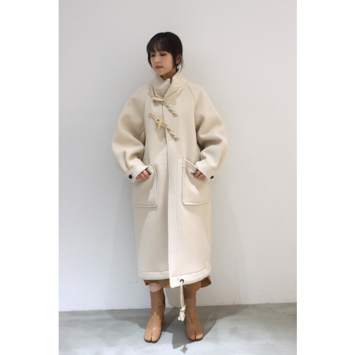 rosy monster♡ maru scallop spring coat-