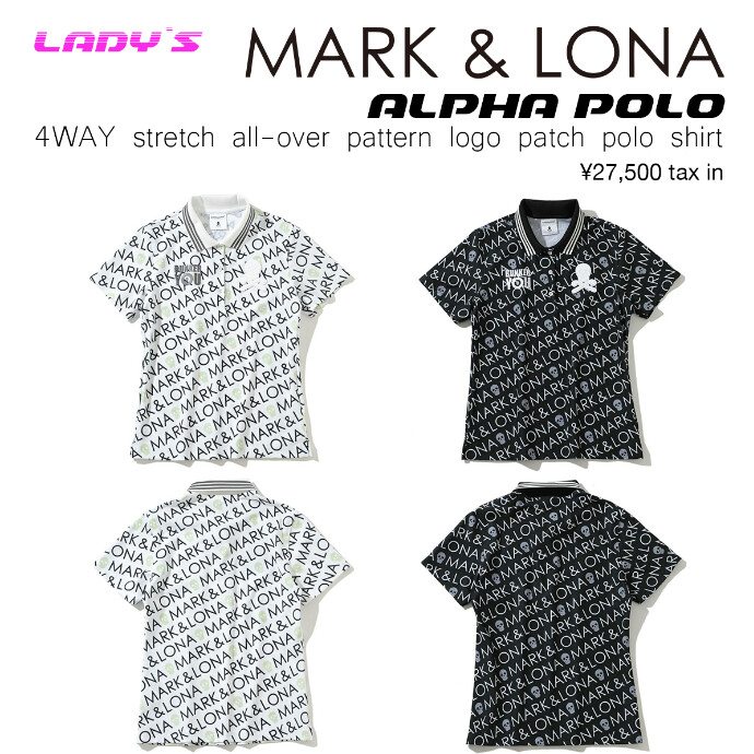 MARK&LONAからレディースのポロシャツが入荷！