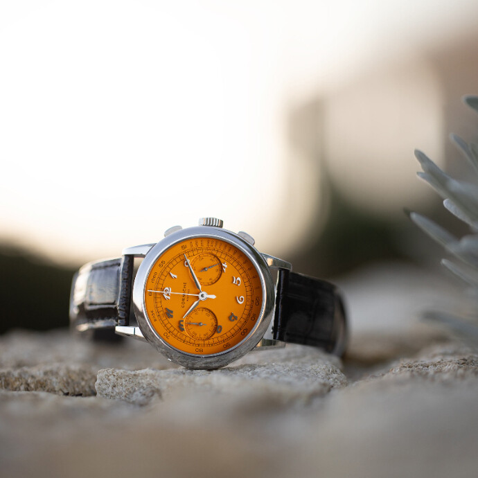 コーニッシュ - 新作腕時計 – 色鮮やかで印象的なオレンジダイアルの「Demande SpécialeⅤ」を数量限定発売