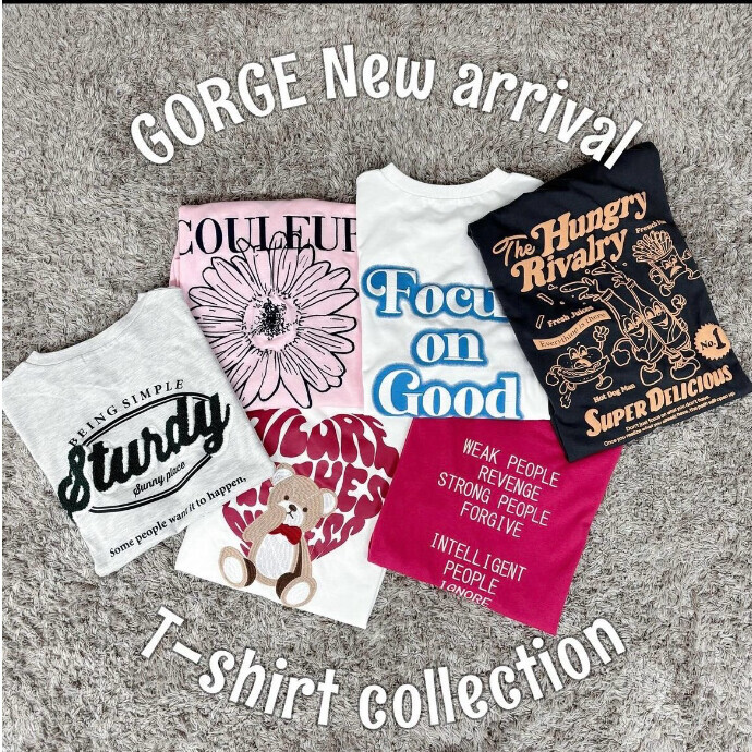 GORGE T-shirt collection👚