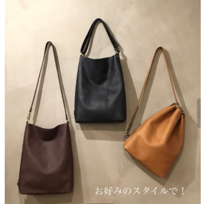 new arrival 3way皮革バッグ
