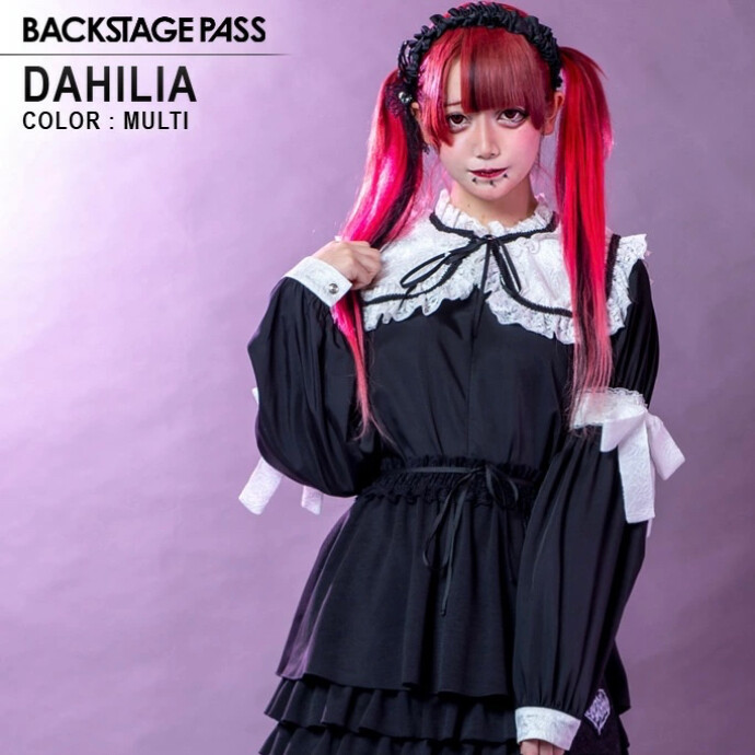 BACKSTAGE PASS(バックステージパス)DAHILIA(ダリア) 2WAY ケープカラーブラウス