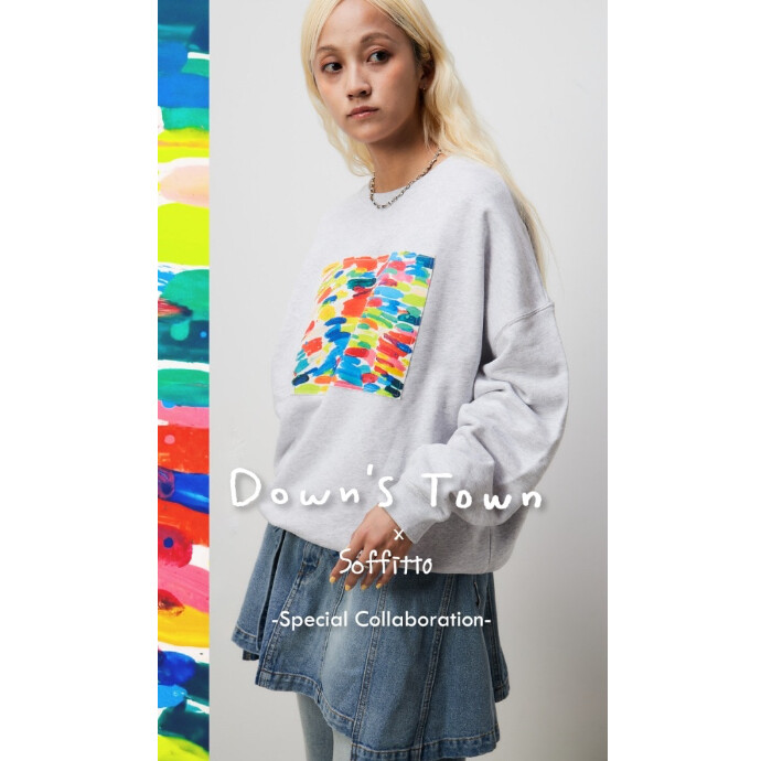 Soffitto×Downs Town Projectコラボスウェット