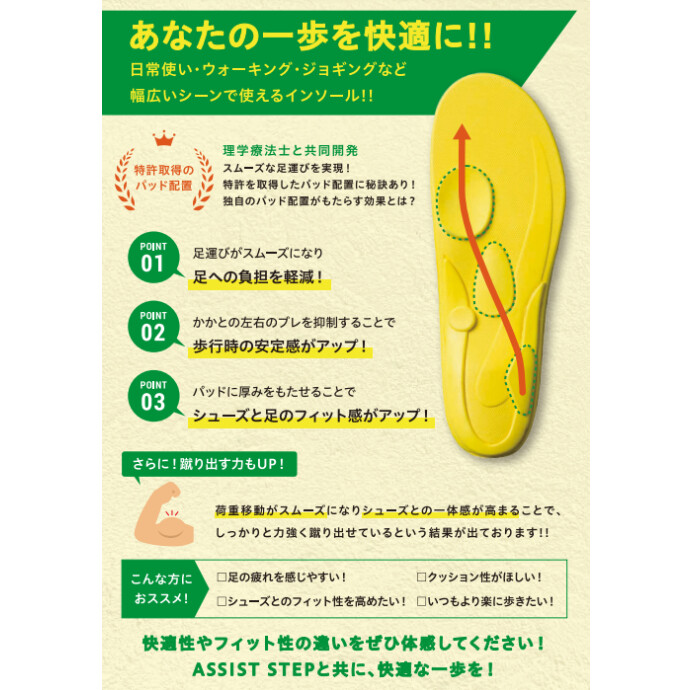 【履き心地抜群 ❕❕ 新作インソール👣】