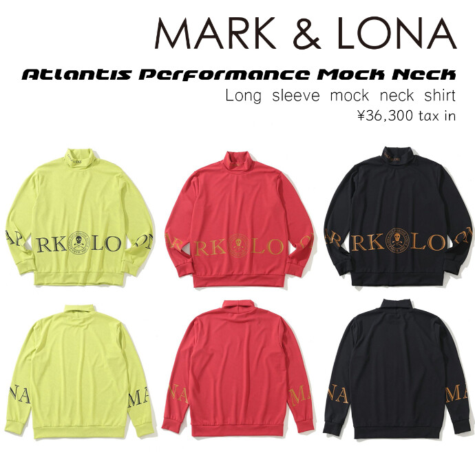 MARK&LONAからモックネックが入荷！