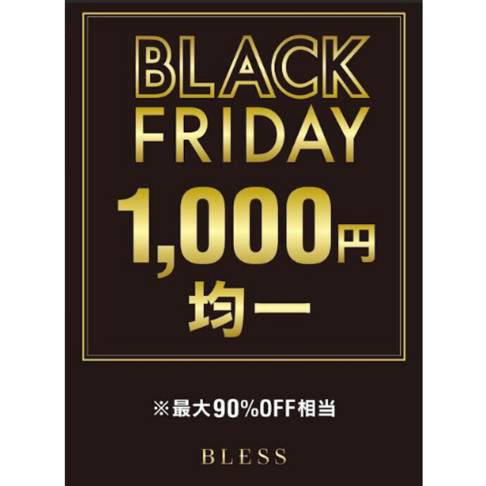 ＼税抜1,000円均一 ブラックフライデー開催中／