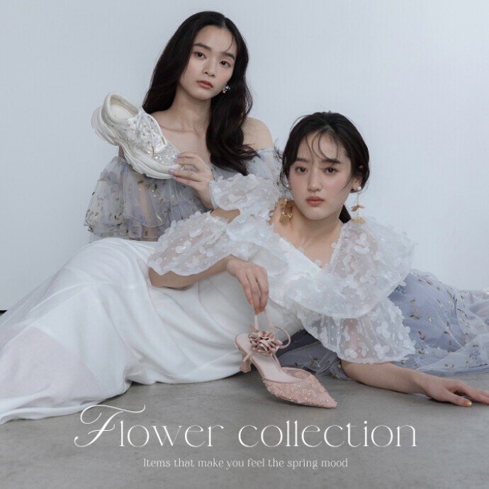 【RANDA（ランダ）】 纏うだけで全身に春が宿るFLOWER COLLECTION 〈1月24日（金）発売開始〉  ①