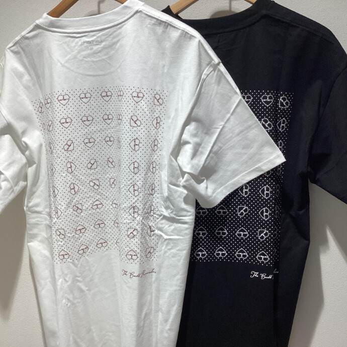S/S FUROSHIKI T-SHIRT - White / Red ショートスリーブフロシキTシャツ