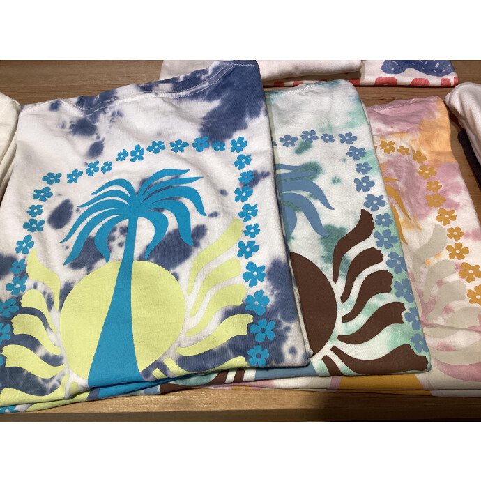 ROXY ロキシー タイダイ柄バックプリントTシャツが新入荷致しました！