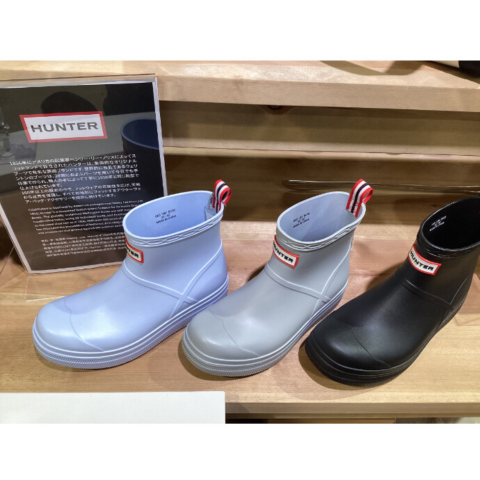 HUNTER プレイ モールデット ブーツの新色が入荷致しました！