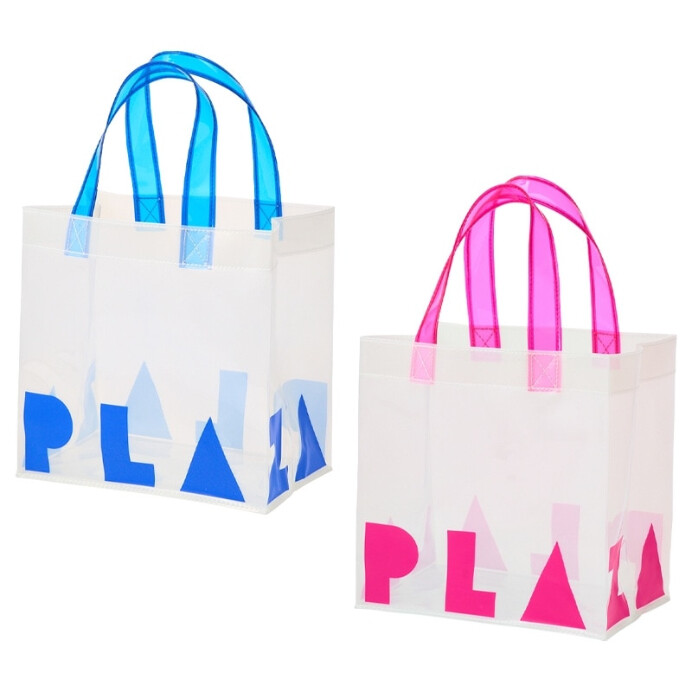 PLAZA限定 PLAZA PVCバッグ S