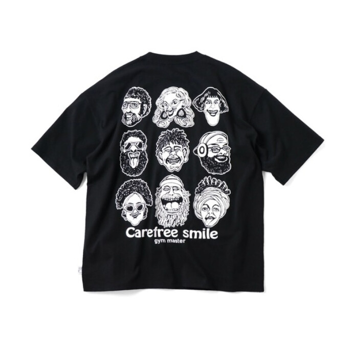 gym master 7.4oz carefree smile ビッグTee