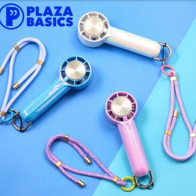 ★PLAZA BASICS ★冷却機能付き ミニハンディファン
