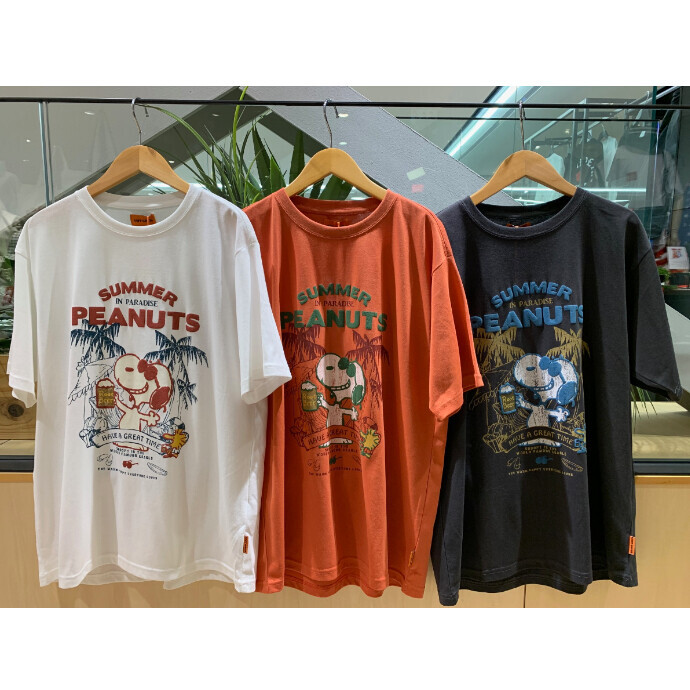 KRIFF MAYER スヌーピープリント乾杯Tシャツ