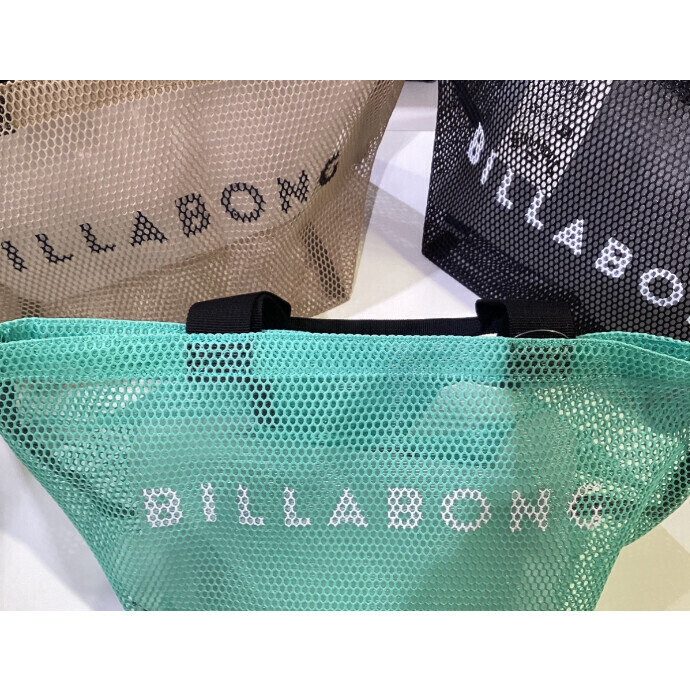 【夏のマストアイテム！】BILLABONGメッシュバッグが新登場！