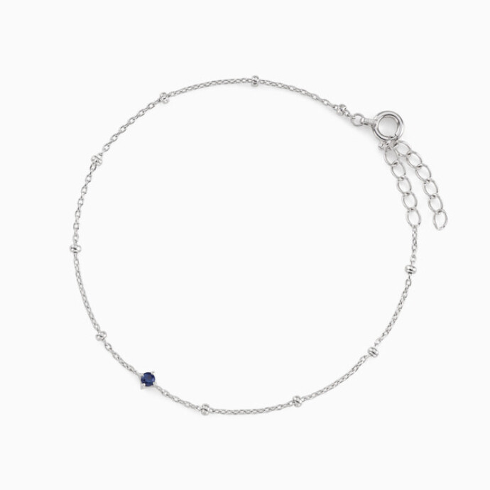 夏にオススメ！ 涼やかなカラーのサファイアブレスレット💙