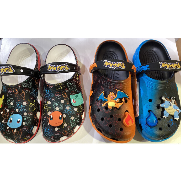 クロックス ポケモン コラボサンダル登場！Crocs x Pokemon Collaboration Sandals