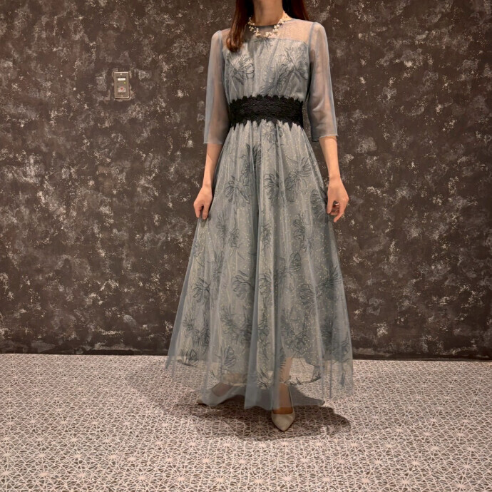 TOCCA 花柄刺繍チュールドレス 100cm