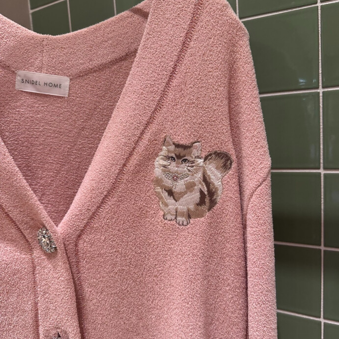 カーディガン 猫 CATラメニットシリーズ🐈✨ -ショップニュース：心斎橋オーパ-