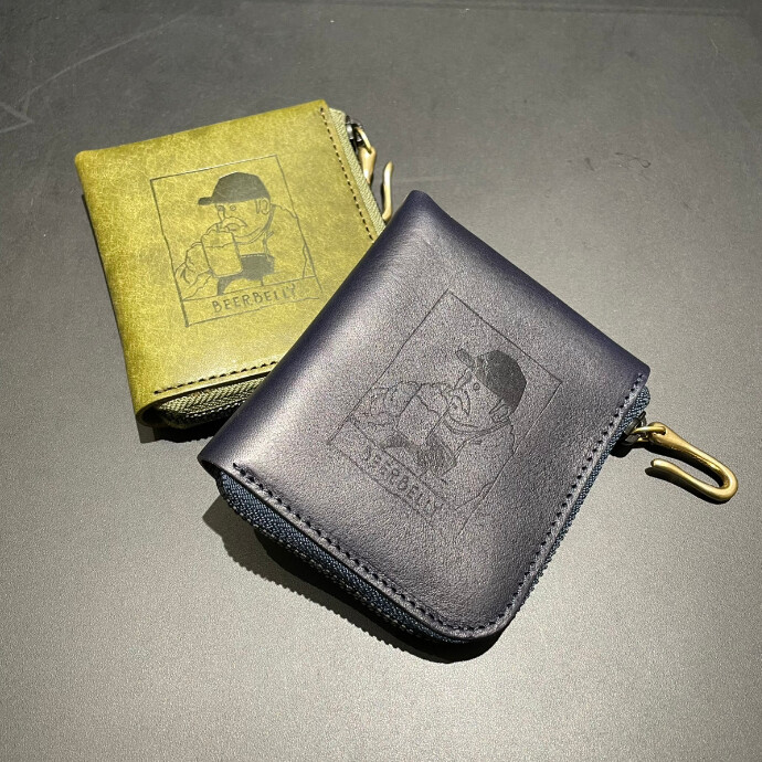 ビアベリー SMALL ROUND WALLET 二つ折り財布 BEERBELLY