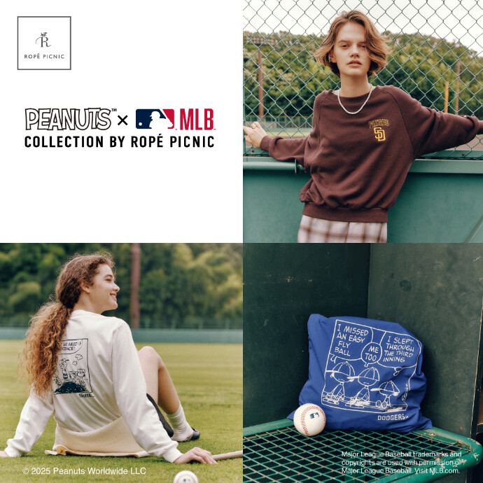 PEANUTS×MLB COLLECTION BY ROPÉ PICNIC