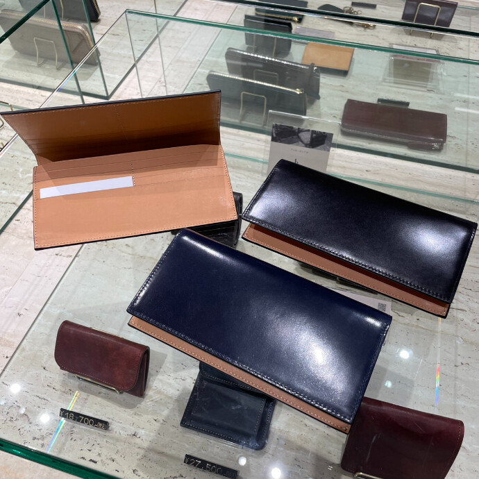 Boosters オイルコードバン小銭入れ付き長財布