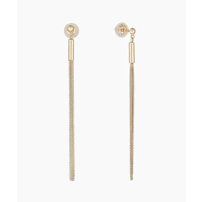 シンプルで洗練された大人デザイン✨ K10YG ピアス -ショップ