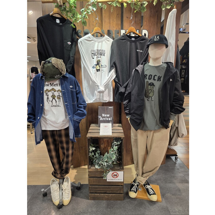 【LUMBER】 秋の新作ロンＴ入荷致しました