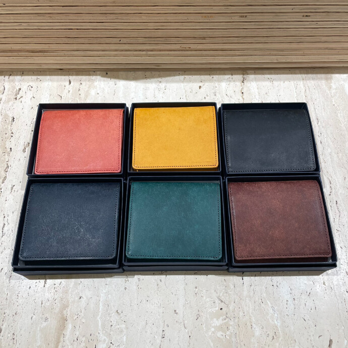 ヒズファクトリー 二つ折り財布 coprire 小銭入れ付き HIS-FACTORY